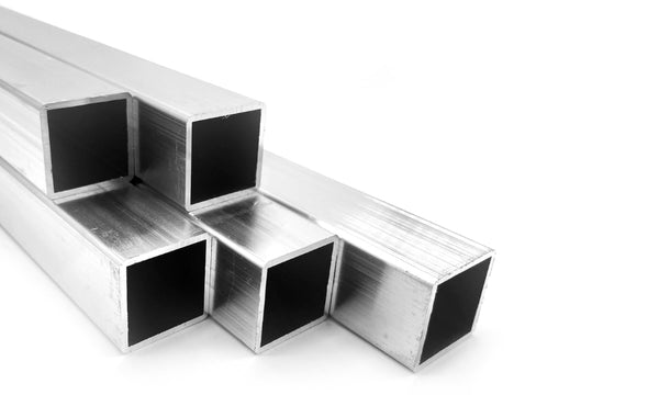 Aluminiumrohr Vierkant 25 mm
